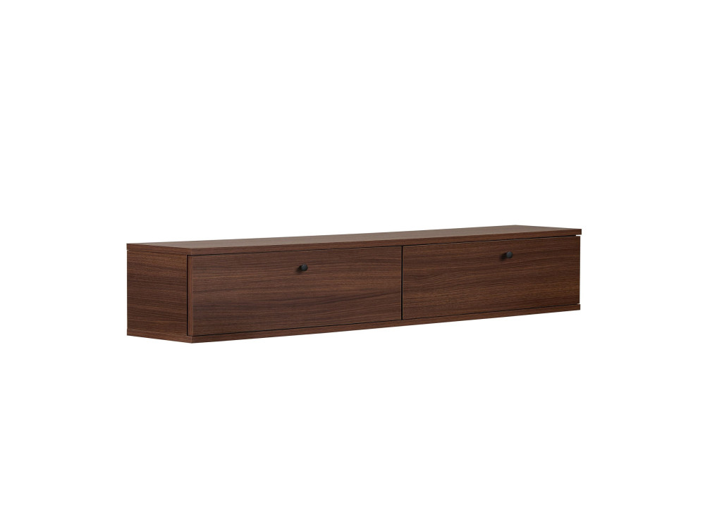 Mueble para la tele de madera «Ligne 160» - 160 x 25 x 25 cm - Nogal