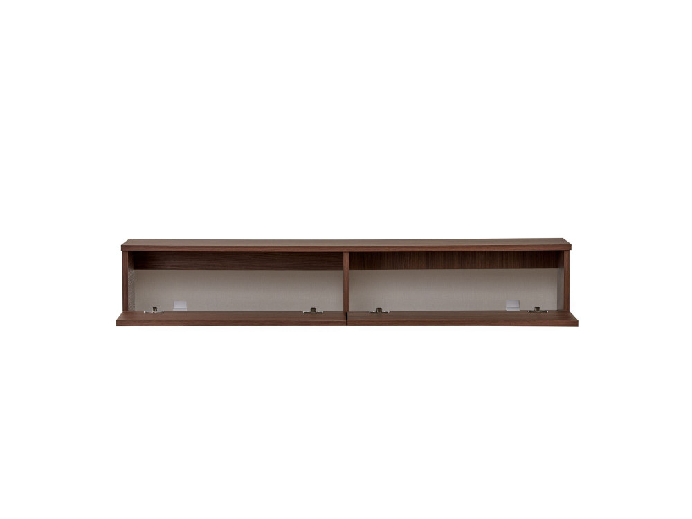 Mueble para la tele de madera «Ligne 160» - 160 x 25 x 25 cm - Nogal
