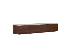 Mueble para la televisión de madera «Ligne 160» - 160 x 25 x 25 cm - Marrón