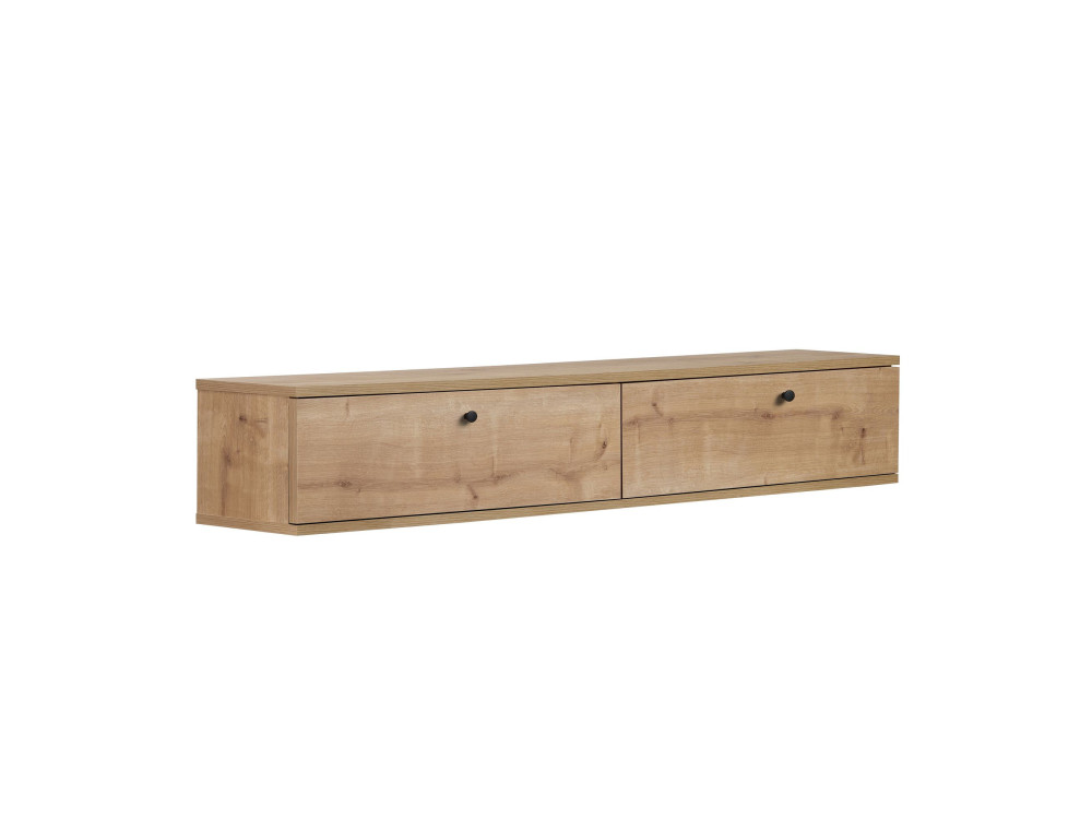 Mueble para la televisión de madera «Ligne 160» - 160 x 25 x 25 cm - Roble