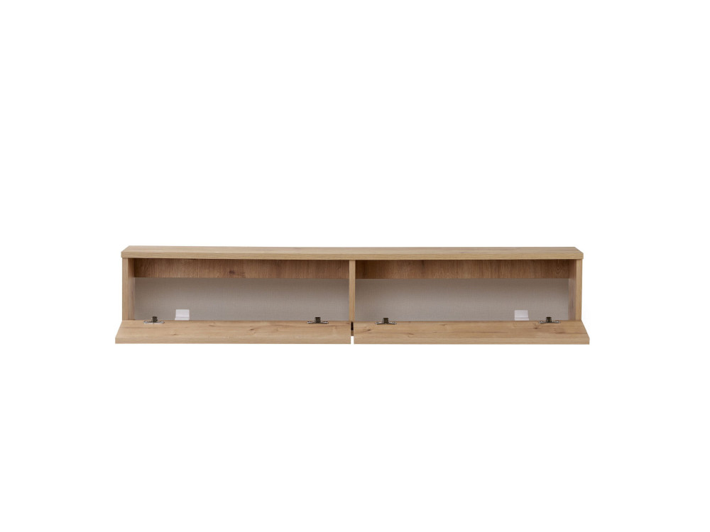 Mueble para la televisión de madera «Ligne 160» - 160 x 25 x 25 cm - Roble