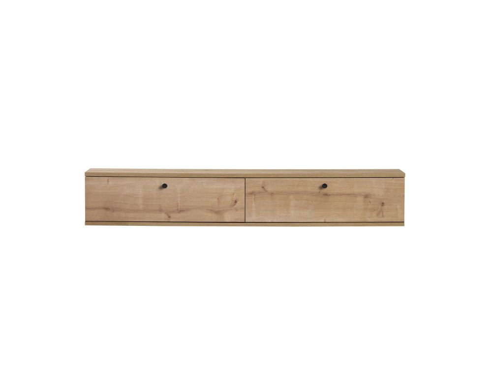 Mueble para la televisión de madera «Ligne 160» - 160 x 25 x 25 cm - Roble