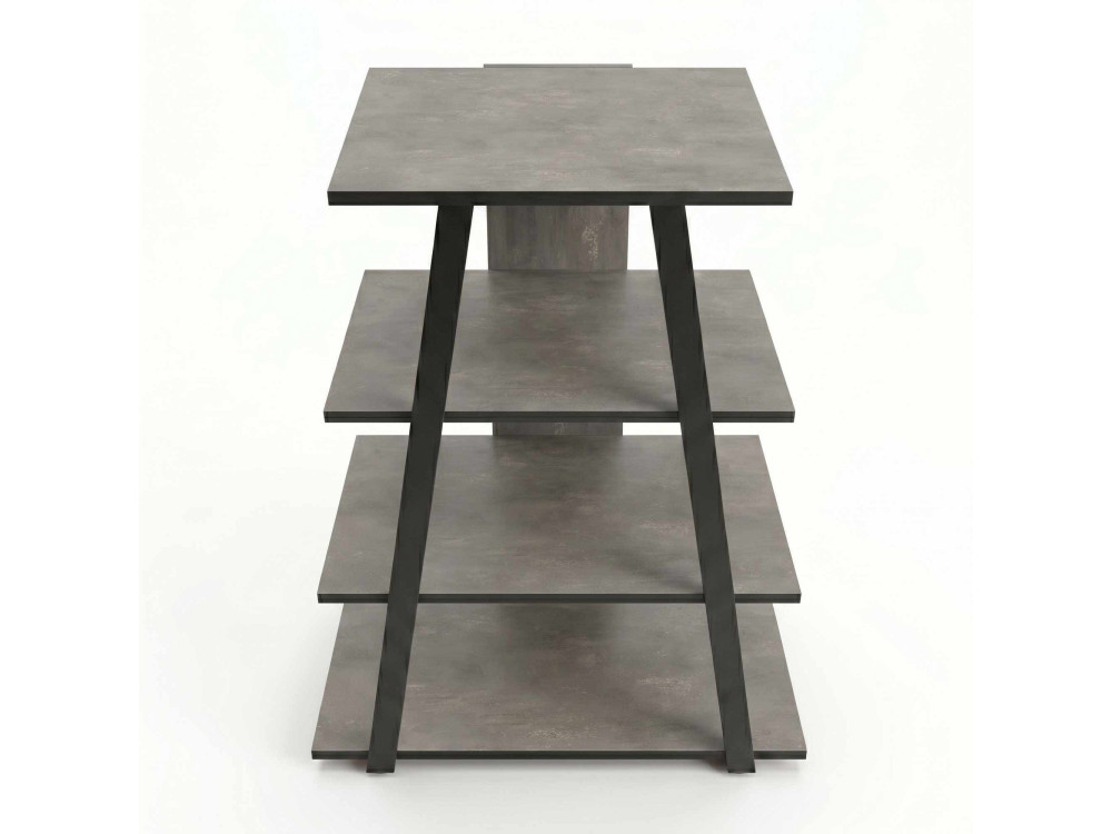 Mueble para la tele de madera «LYNO» - 70 x 41 x 80 cm - Gris