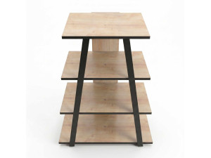Mueble para la tele de madera «LYNO» - 70 x 41 x 80 cm - Beige