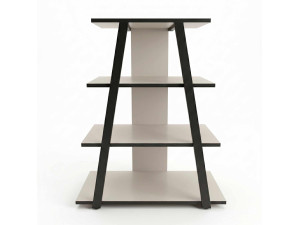 Mueble para la tele de madera «LYNO» - 70 x 41 x 80 cm - Gris
