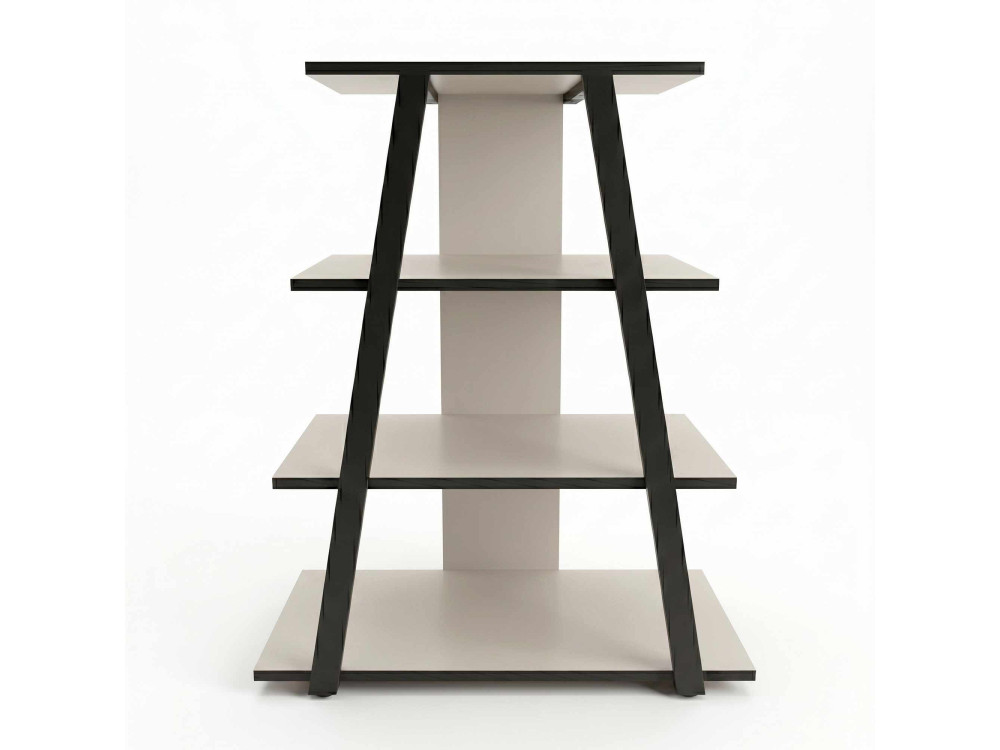 Mueble para la tele de madera «LYNO» - 70 x 41 x 80 cm - Gris