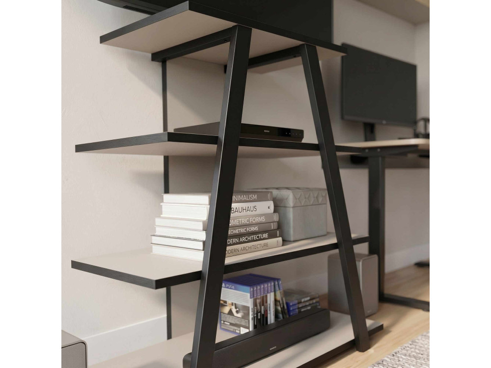 Mueble para la tele de madera «LYNO» - 70 x 41 x 80 cm - Gris