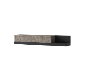 Mueble para la televisión de madera «Major» - 180 x 37 x 30 cm -  Antracita