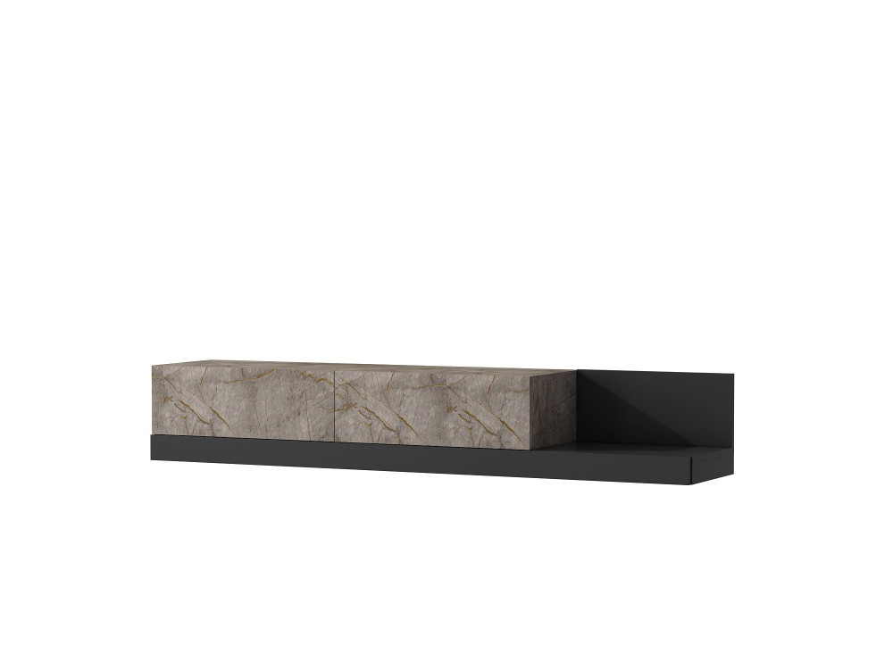 Mueble para la televisión de madera «Major» - 180 x 37 x 30 cm -  Antracita