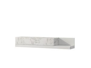 Mueble para la televisión de madera «Major» - 180 x 37 x 30 cm - Blanco