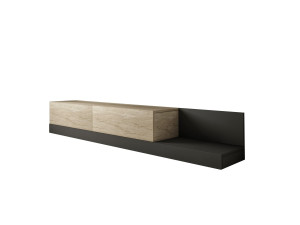 Mueble para la tele de madera «Major» - 180 x 37 x 30 cm - Beige