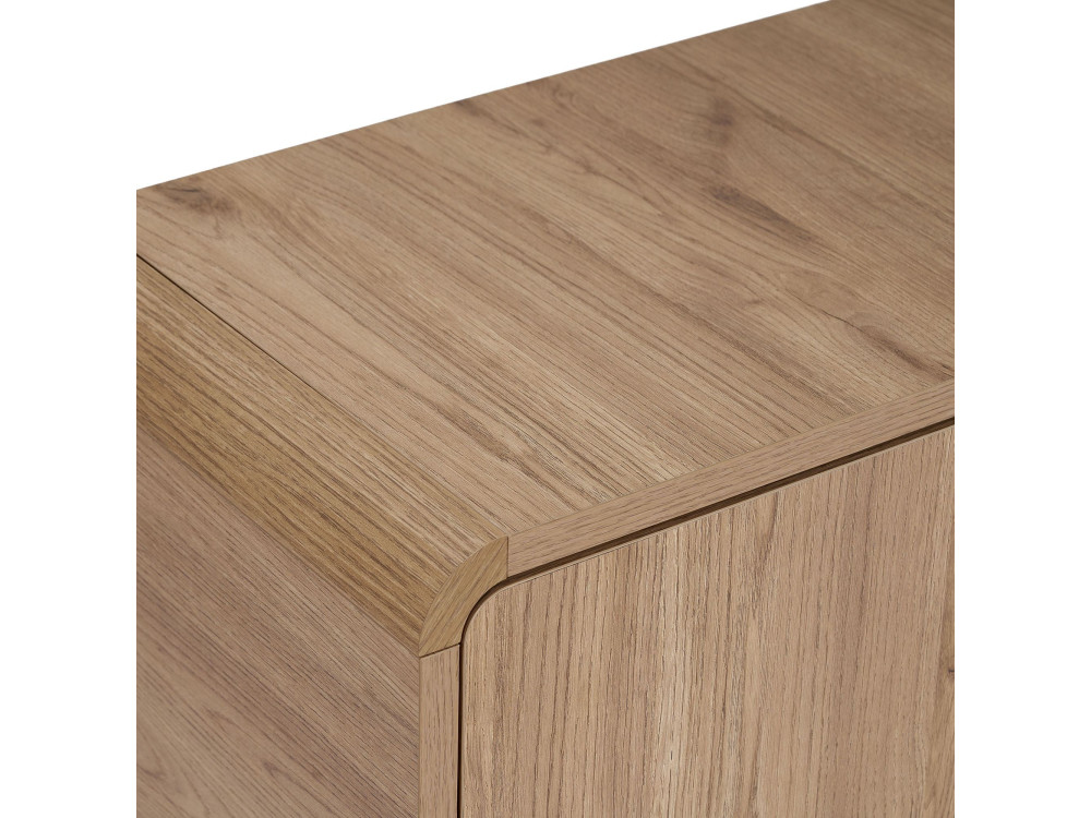 Mueble para la tele de madera «Mirel» - 180 x 34 x 52 cm - Roble