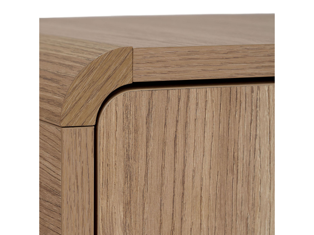 Mueble para la tele de madera «Mirel» - 180 x 34 x 52 cm - Roble