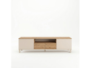 Mueble para la tele de madera «Mood» - 180 x 35 x 49 cm - Beige