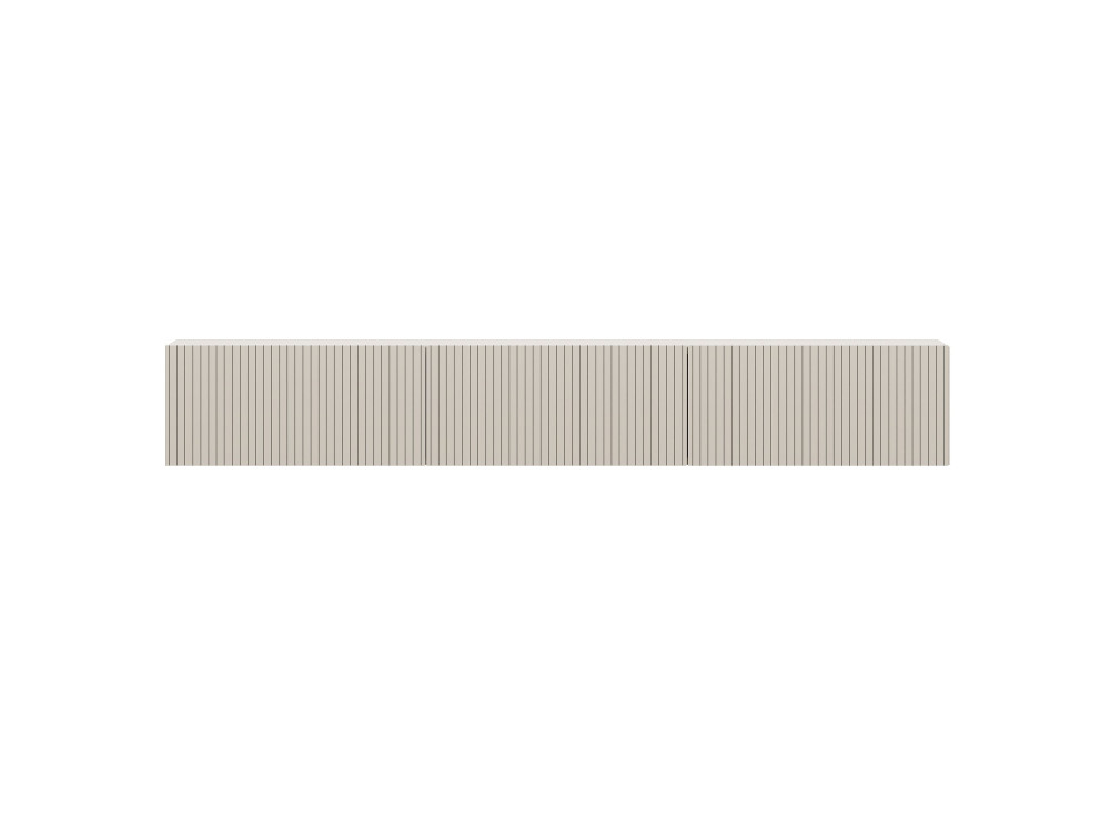 Mueble para la tele de madera «Ada» - 180 x 31 x 29  cm - Gris