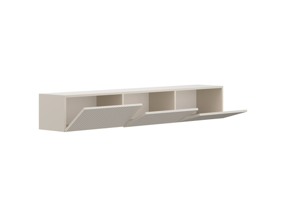 Mueble para la tele de madera «Ada» - 180 x 31 x 29  cm - Gris