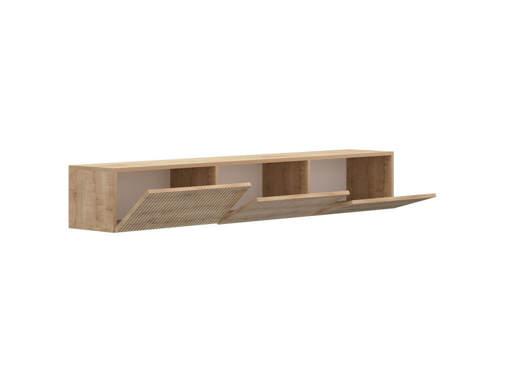 Mueble para la tele de madera «Ada» - 180 x 31 x 29 cm - Roble