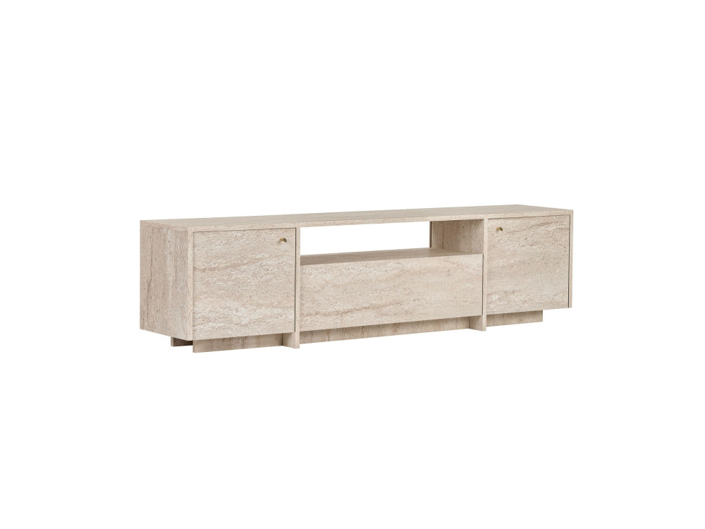 Mueble para la tele de madera «Alvar» - 180 x 35 x 46 cm - Beige