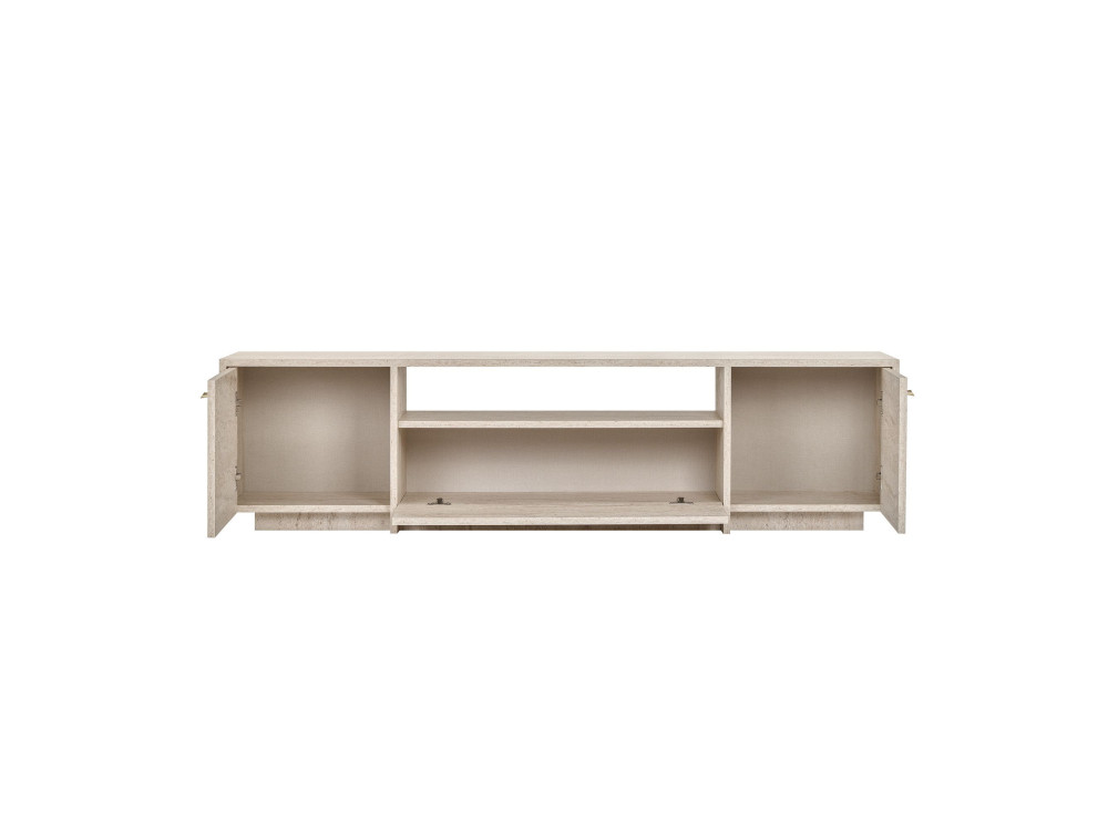 Mueble para la tele de madera «Alvar» - 180 x 35 x 46 cm - Beige