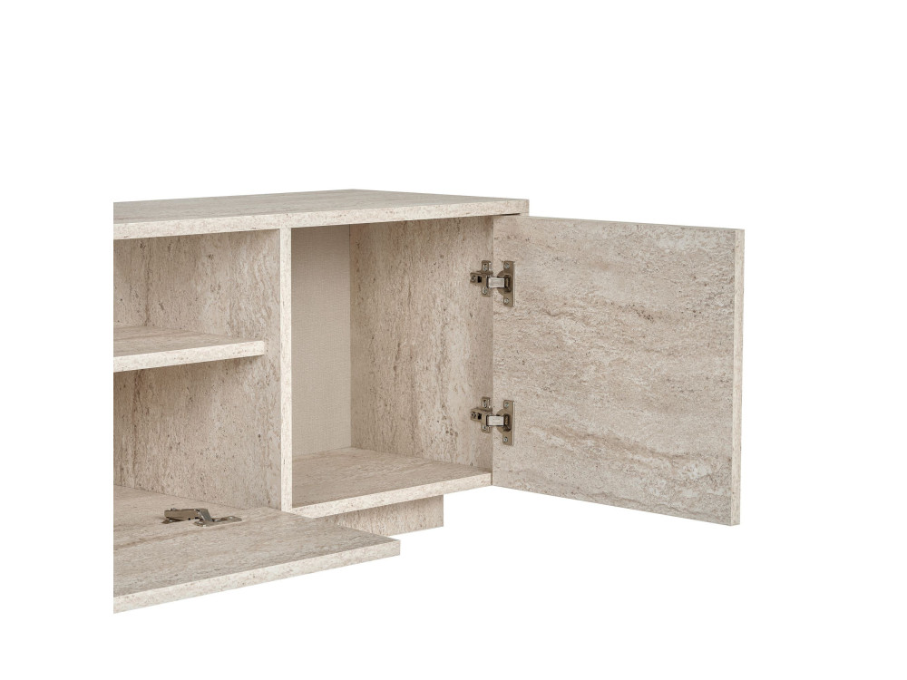 Mueble para la tele de madera «Alvar» - 180 x 35 x 46 cm - Beige