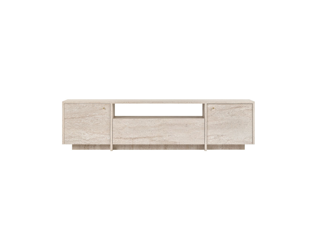 Mueble para la tele de madera «Alvar» - 180 x 35 x 46 cm - Beige