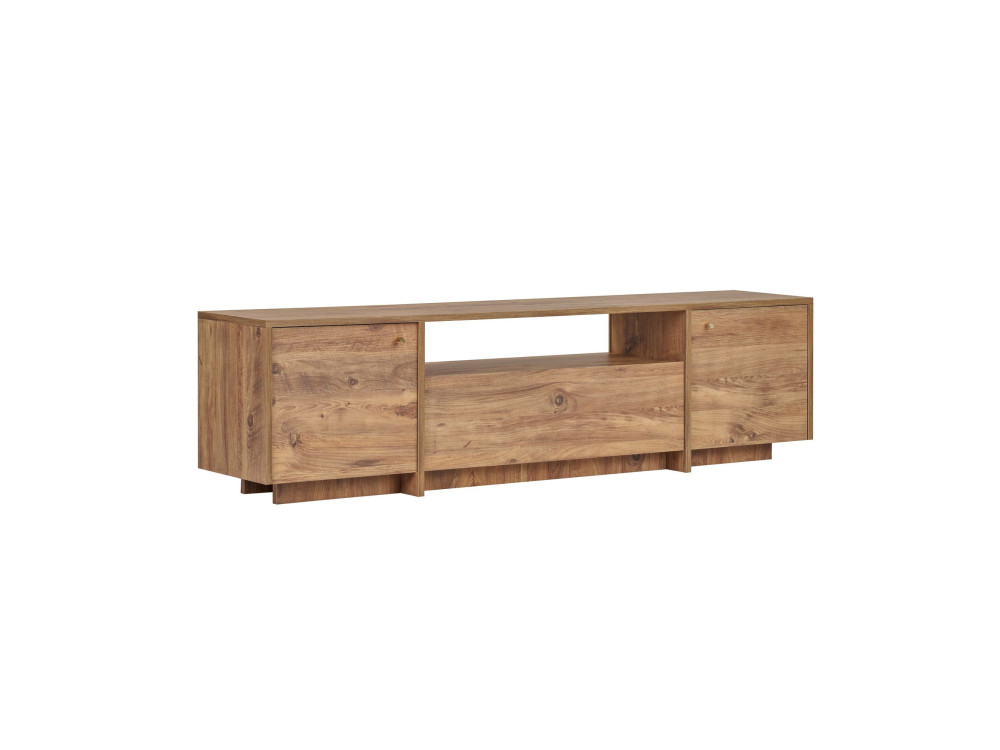 Mueble para la tele de madera «Alvar» - 180 x 35 x 46 cm - Pino del Atlántico