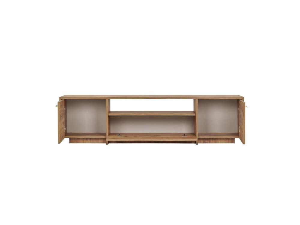 Mueble para la tele de madera «Alvar» - 180 x 35 x 46 cm - Pino del Atlántico