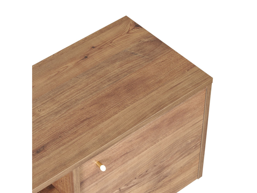 Mueble para la tele de madera «Alvar» - 180 x 35 x 46 cm - Pino del Atlántico