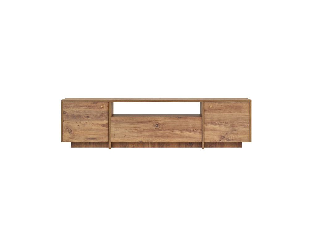 Mueble para la tele de madera «Alvar» - 180 x 35 x 46 cm - Pino del Atlántico