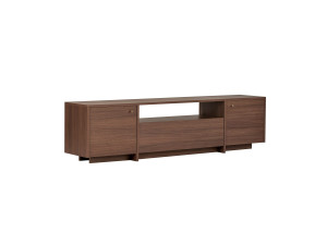 Mueble para la tele de madera «Alvar» - 180 x 35 x 46 cm - Marrón