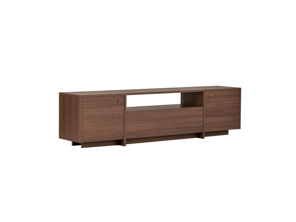Mueble para la tele de madera «Alvar» - 180 x 35 x 46 cm - Marrón