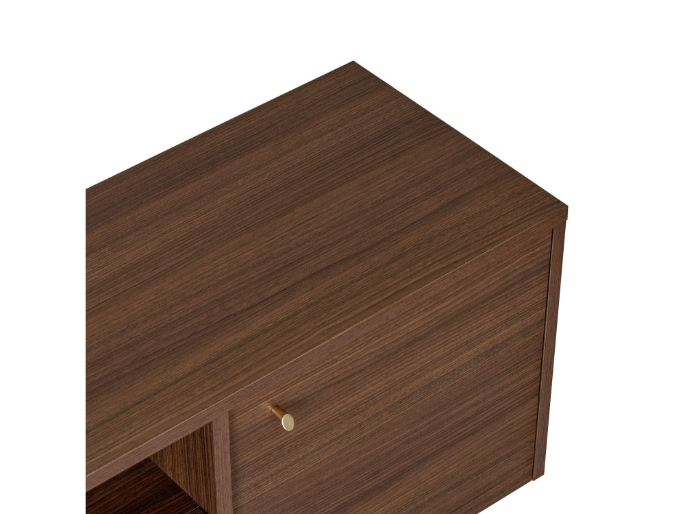 Mueble para la tele de madera «Alvar» - 180 x 35 x 46 cm - Marrón
