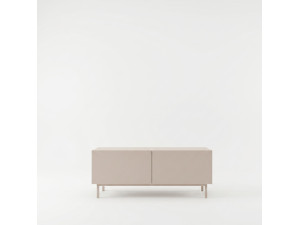 Mueble para la tele de madera «Coast» - 120 x 47,3 x 36,8 cm - Color arena