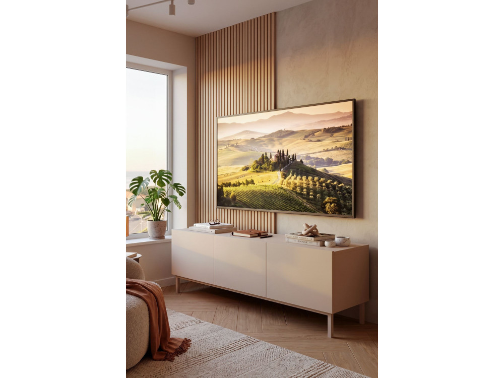 Mueble para la televisión de madera «Coast» - 150 x 37 x 48 cm - Beige