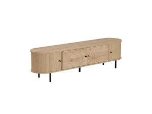 Mueble para la televisión de madera «Gentle» - 180 x 40 x 47 cm - Beige