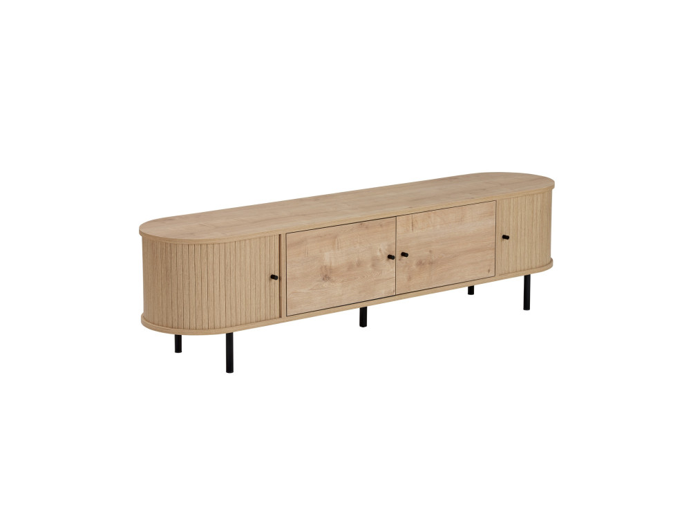 Mueble para la televisión de madera «Gentle» - 180 x 40 x 47 cm - Beige