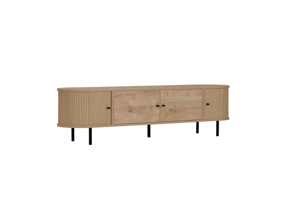 Mueble para la televisión de madera «Gentle» - 180 x 40 x 47 cm - Beige