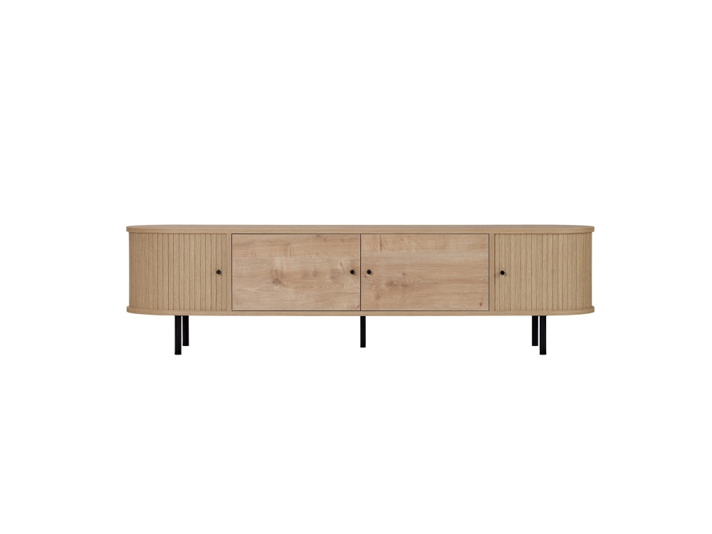 Mueble para la televisión de madera «Gentle» - 180 x 40 x 47 cm - Beige
