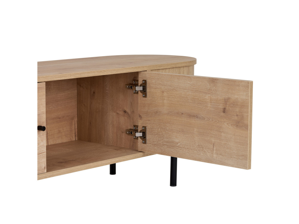 Mueble para la televisión de madera «Gentle» - 180 x 40 x 47 cm - Beige