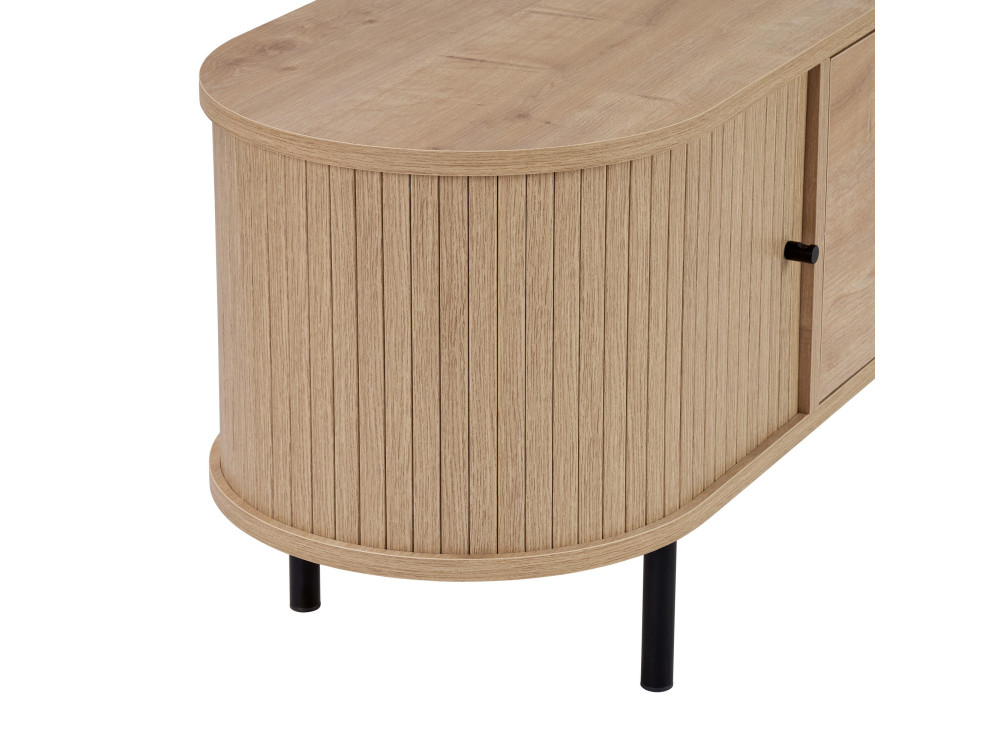 Mueble para la televisión de madera «Gentle» - 180 x 40 x 47 cm - Beige