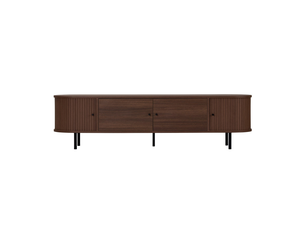 Mueble para la televisión de madera «Gentle» - 180 x 40 x 47 cm - Marrón