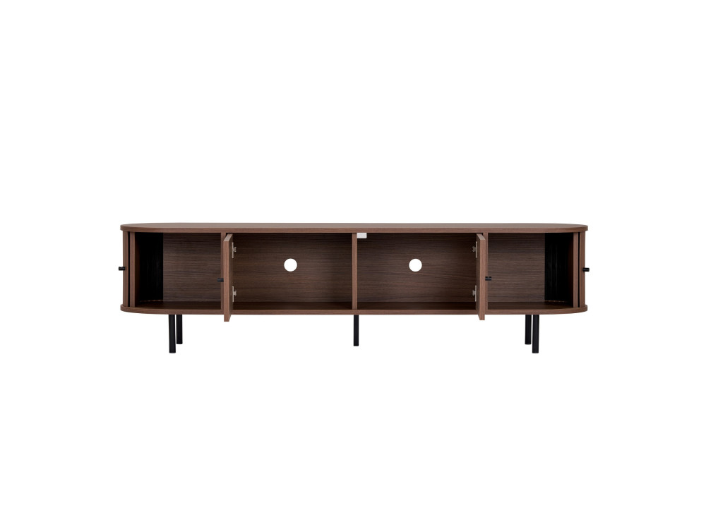 Mueble para la televisión de madera «Gentle» - 180 x 40 x 47 cm - Marrón