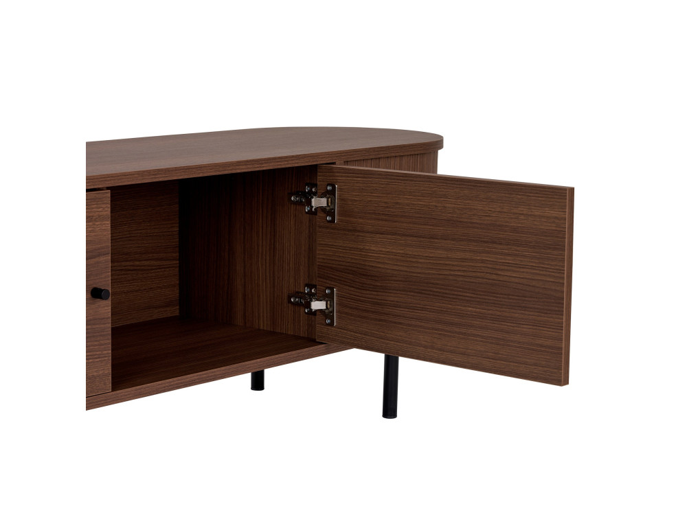 Mueble para la televisión de madera «Gentle» - 180 x 40 x 47 cm - Marrón