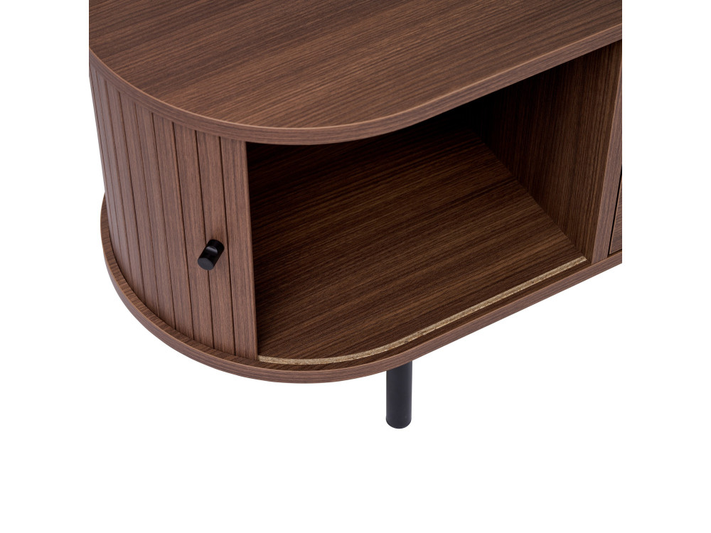 Mueble para la televisión de madera «Gentle» - 180 x 40 x 47 cm - Marrón