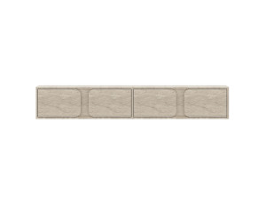 Mueble para la televisión de madera «Helen» - 180 x 30 x 30 cm - Beige
