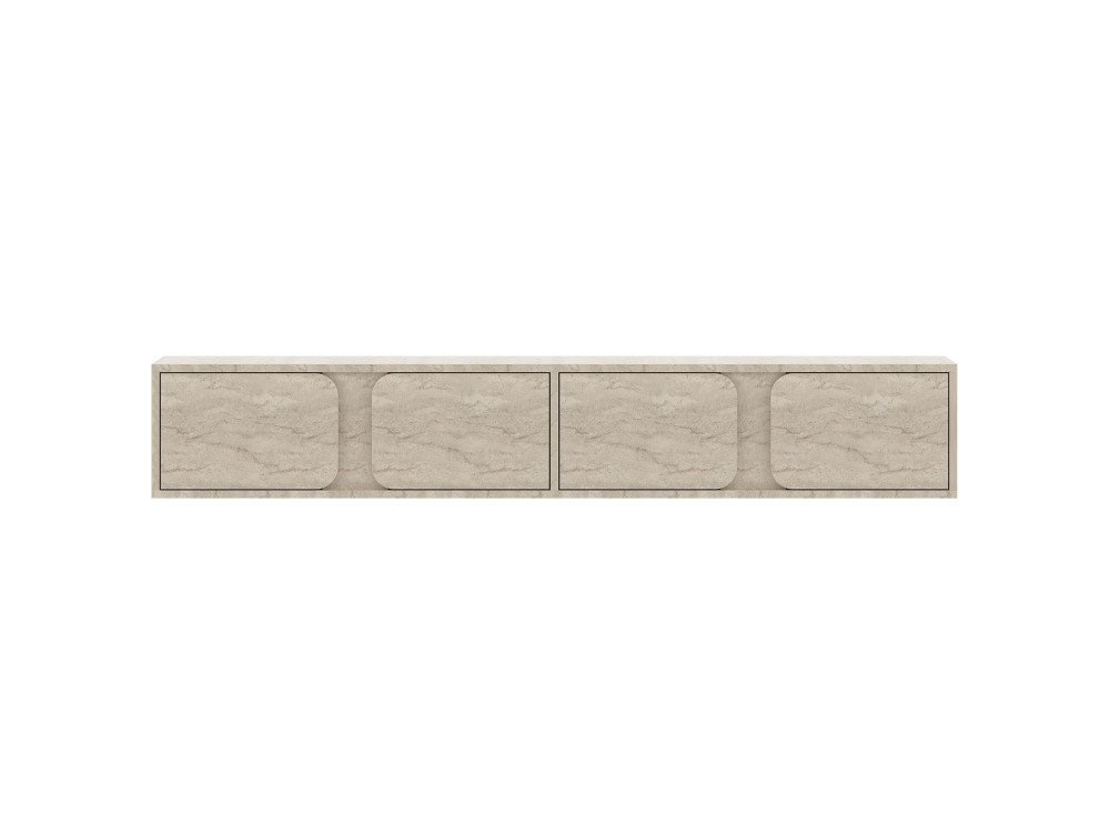 Mueble para la televisión de madera «Helen» - 180 x 30 x 30 cm - Beige