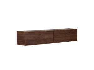 Mueble para la televisión de madera «Línea 140» - 140 x 25 x 25 cm - Nogal