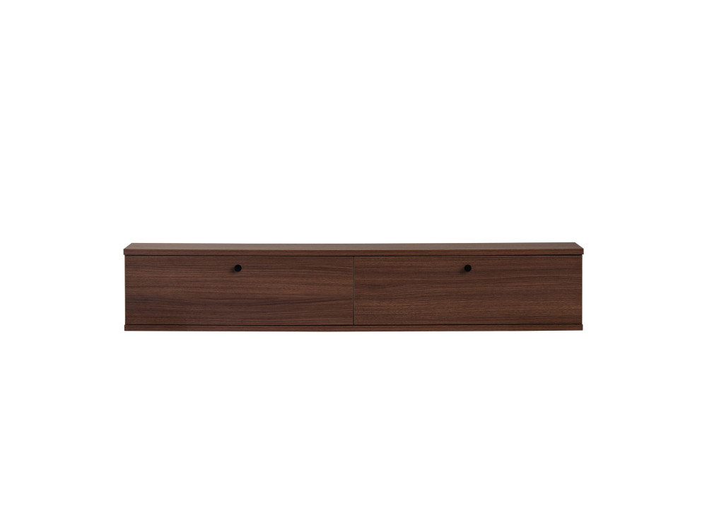 Mueble para la televisión de madera «Línea 140» - 140 x 25 x 25 cm - Nogal