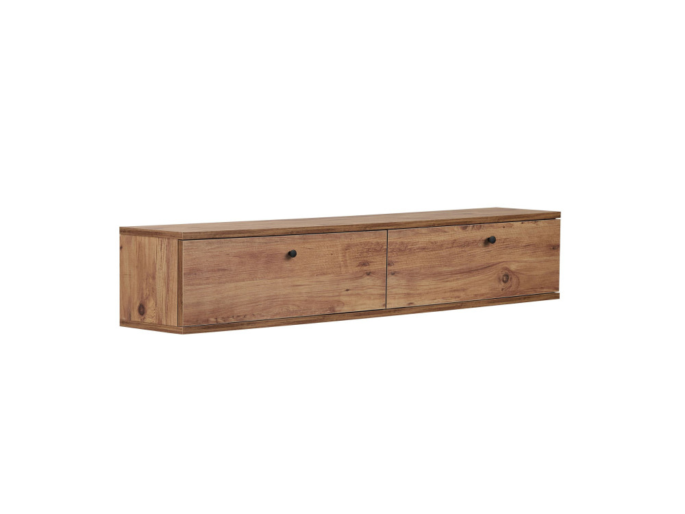 Mueble para la tele de madera «Ligne 140» - 140 x 25 x 25 cm - Marrón