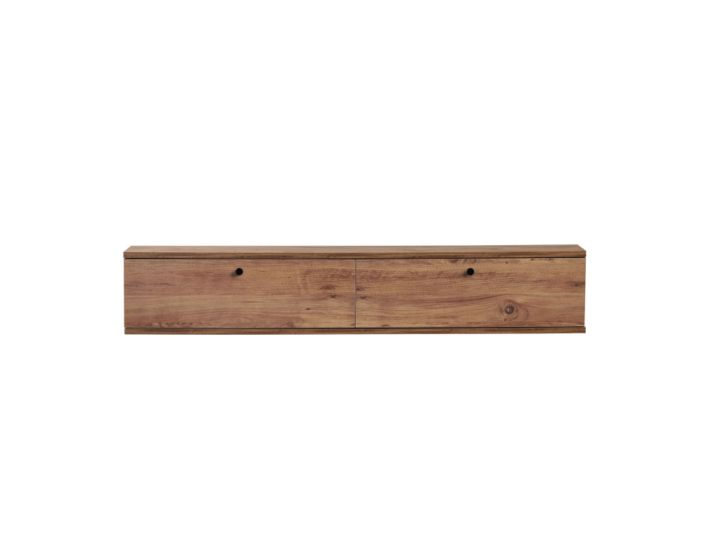 Mueble para la tele de madera «Ligne 140» - 140 x 25 x 25 cm - Marrón